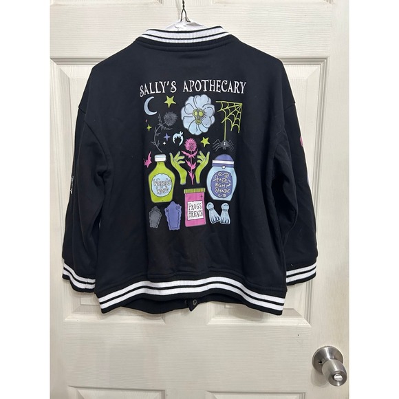 The nightmare before Christmas jacket girls size 14 black color snap button - Picture 4 of 5